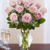 Our elegant pink roses are a charming surprise for someone you care