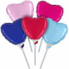 1 Mini Foil Balloon on stick! Colors may vary 
