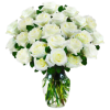 Our 24 white rose bouquet is the perfect complement to any occasion.