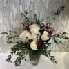 White Roses Purple Stock