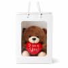 A soft and adorable mini plush bear, perfect for Valentine&rsquo;s Day gifts