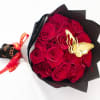 Our hand-tied bouquets are delicately arranged combining pure Ecuadorian roses top with
