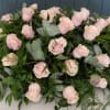 A tender casket spray created to honor a beautiful life and cherished