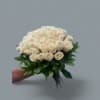 25 rose bouquet with greenery. (any color of choice)