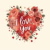 Greeting card "I Love You" styles will vary
Standard - Small card
Deluxe -
