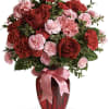 Love is in full bloom in this dramatic array of red roses