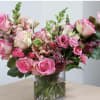 Roses and stock  with lisianthus