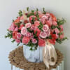 Our Blush Orchid &amp; Rose Garden Arrangement is a luxury design featuring