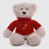 This bear wears its sequined heart on its sweater! And it couldn&rsquo;t