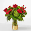 Cozy up with these traditional red and green blooms, a timeless gift