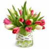 fresh and joyful tulip arrangement designed to bring light, warmth, and effortless