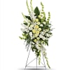 Honor a loved one with our White Funeral Standing Spray, an elegant