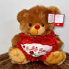 A warm and charming gift. Our Medium Brown Teddy with Music is