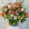 Note- For Valentine's Week we are using peach roses vs a true