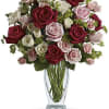 Show her your romantic side big-time with gorgeous red, pink and white