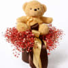 Description:
A heart-melting arrangement designed to comfort and delight. Features a soft, plush