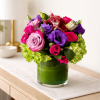 The Olvera Arrangement is filled in Bold Bright Color florals that you