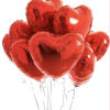5 Red Heart Balloon Bouquet