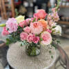 Garden Rose, Stock,Sprat Rose, Roses, Lisianthus