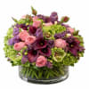 Soft as a spring morning, this arrangement blooms with garden romance. Blush