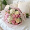 A bouquet that speaks the language of sweetness and harmony. Pastel roses