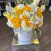 A beautiful burst of yellows and white florals that are sure to
