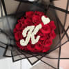 Make a statement with our Initial Love Rose Bouquet, a luxurious arrangement