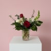 The sweetest bundle of love. Including classic Valentine colors and foliage.
