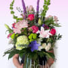 This beautiful mixed floral arrangement would be perfect to show how much