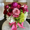 Premium flowers in colors of red, pink and bright pink. 