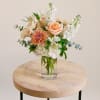 Honey Silk is a soft and sophisticated flower arrangement featuring a timeless