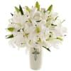 Bringing together stems of fragrant Oriental Lilies, boasting multiple blooms on each