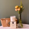 Designer's Choice bud vase paired with a Charleston Candle Co. scented candle