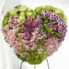 A colorful mix of pink, green and lavender blooms in a gorgeous