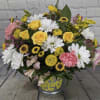 Say hello to spring with this bright and cheerful bouquet bursting with