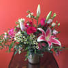 Isn't she lovely? Isn't she beautiful?  Here is a floral arrangement