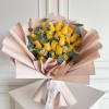 Korean style rose and chamomile bouquet 

*This bouquet includes a glass vase