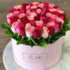 100 Premium roses
color: red, baby pink and hot pink
Round XXL Box