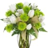Send a one-of-a-kind flower gift with green flowers! Arranged by a local