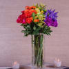 All the colors of the rainbow!  Our custom flower collection of