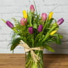 Nothing says SPRING like tulips! 12 mixed color Tulips in a rectangular