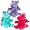 5" smooth little snuggler, available in purple, blue or pink
