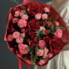 This Bouquet is a dramatic fusion of romance and modern style, designed