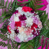 Hand bouquet of carnations 
"Picture is a reference every arrangement would not