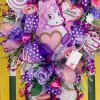 Lavender and pink heart wreath. Only 1 in stock. Retail $75 Sale