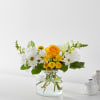 A sparkling glass will be filled with happy, summery blooms - ready