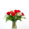 Looking for a classic and bold arrangement of red roses to celebrate