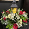 Want to send a keepsake lantern but also include fresh flowers? This