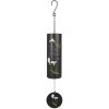 This 36" Cylinder wind chime is made of powder coated
steel and metal