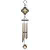 Our Vintage Chimes have a wrought iron look with light champagne tubes